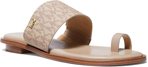 michael kors august sandal|Michael Michael Kors August Flat Sandals .